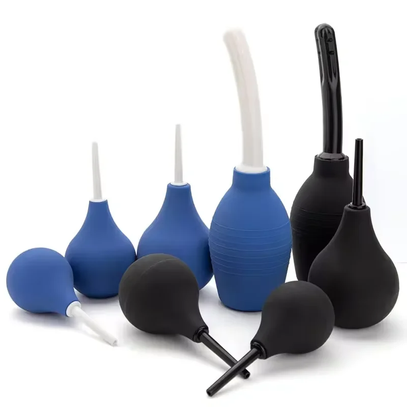 Small Capacity Douche Enema Colon Cleaning Bidet Portable Bidet Cleaner Enema Syringe Rectal Enemator  Stream Accessories