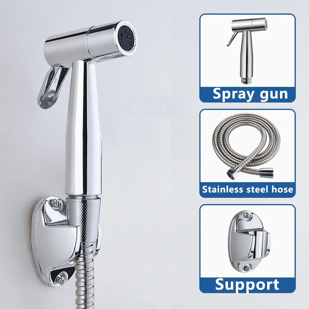 Women's Handheld Bidet Sprayer Kit - Adjustable Feminine Wash Shower Head Portable Hygienic Douche for Bathroom Toilet & Travel