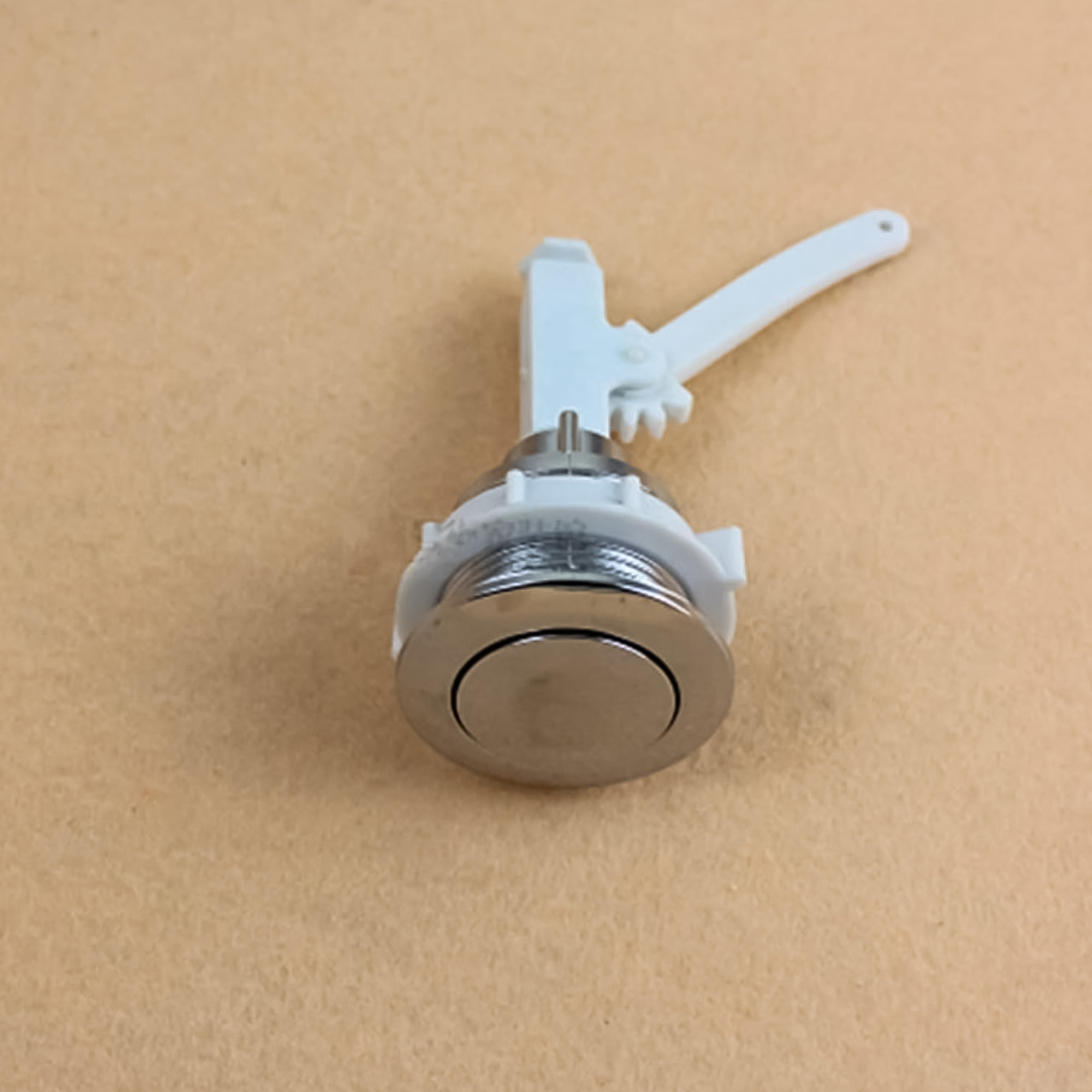 CERA Sanitaryware- Universal 38mm Single Push ABS Plastic Toilet Tank Flush Button Replacement for Older Bathroom Cisterns