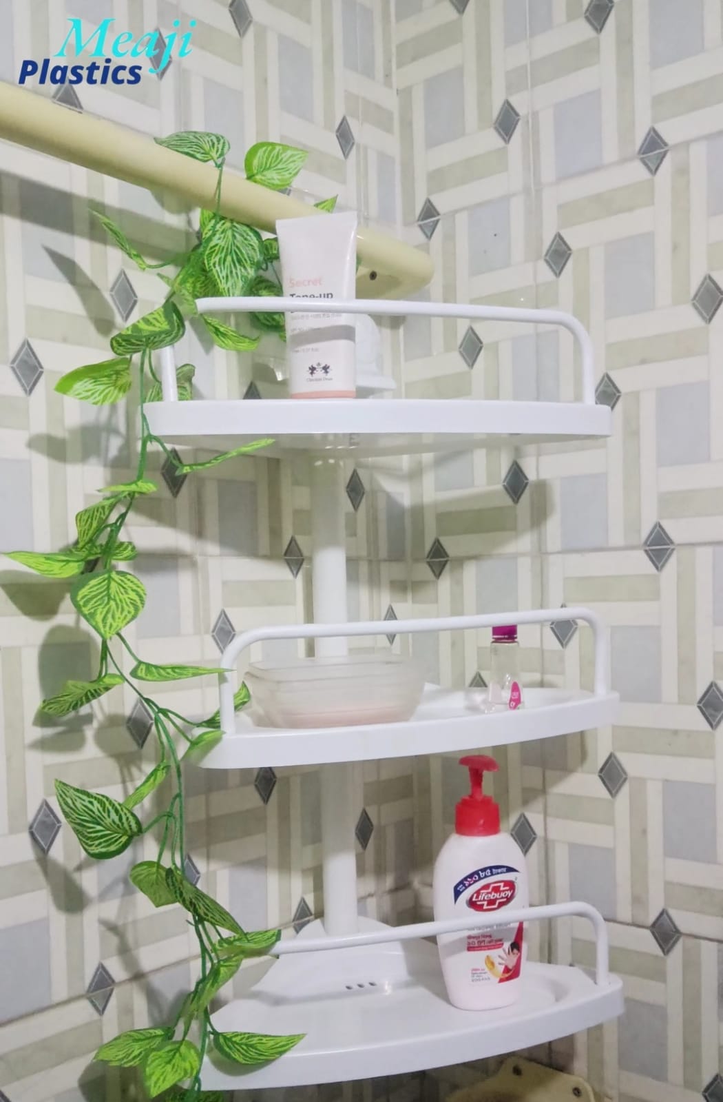 Stylish & Durable: Elite Washroom Corner Rack for Modern Homes